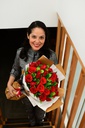 Ramo Glossy - 24 Rosas